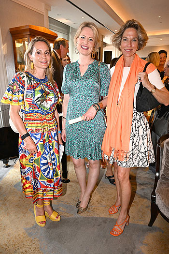 Fürstin Sarah von Isenburg, Prinzessin Marie-Christine von Merode und Gwendolyn von Beck-Peccoz - Verleihung 3. „CeU loves Kunst“-Award / Club europäischer Unternehmerinnen verleiht Preis an Künstlerinnen / Hotel Mandarin Oriental / München / 23. Juni 2025 / @Foto: Frank Rollitz / ABR-Pictures
